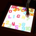 MASTERKIDZ Rama Sensoryczna - Panel LED + Przezroczysta Taca Do Malowania