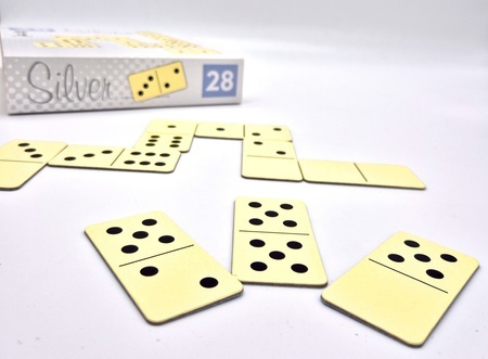 Domino kropki Silver ALEX