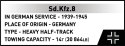 Klocki Sd.Kfz.8 Towing 8.8 cm Flak 36, 975 elementów