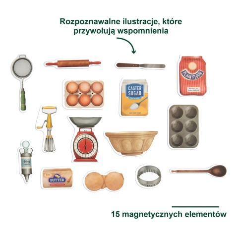UKŁADANKA MAGNETYCZNA - KREATYWNE SCENKI - SZAFKA KUCHENNA, relish.