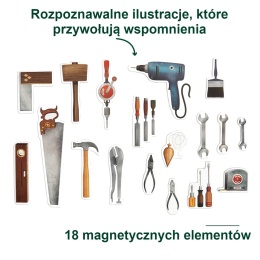 UKŁADANKA MAGNETYCZNA- Złota rączka