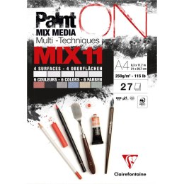 Blok papierów PaintON Mix11, A4, 250g