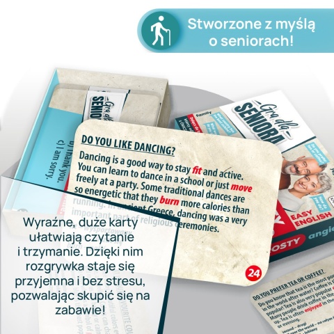 Gra dla Seniora. Prosty Angielski