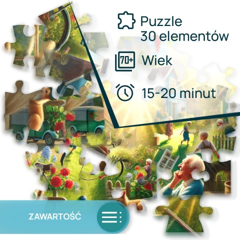 Gra dla Seniora. Puzzle 30 el. Dzieciństwo