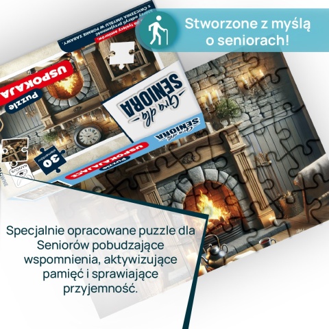 Gra dla Seniora. Puzzle 30 el. Uspokajające