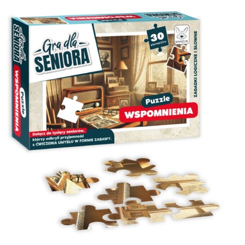 Gra dla Seniora. Puzzle 30 el. Wspomnienia