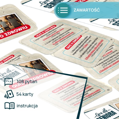 Gra dla Seniora. Quiz o Zdrowiu