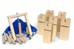 Gra integracyjna Wieża DŹWIG Wieża współpracy pojedyncza HARD niebieska Akson