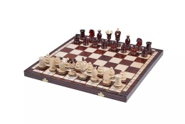 DUŻE SZACHY KRÓLEWSKIE INKRUSTOWANE (49x49cm)