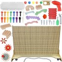 MASTERKIDZ Wolnostojąca Tablica Naukowa Kreatywna STEM 166 x 125 + Zestaw Akcesoriów