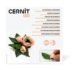 Zestaw z glinką polimerową Kwiatowa brosza