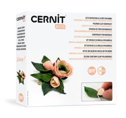 Zestaw z glinką polimerową Kwiatowa brosza