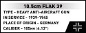 Klocki 10,5 cm Flak 39 339 klocków