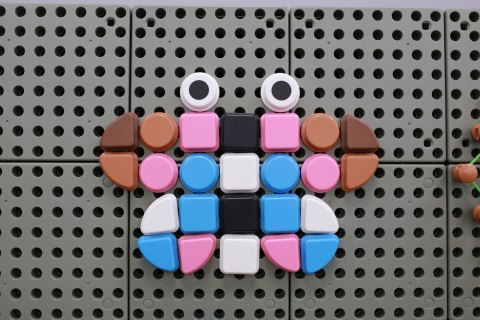 MASTERKIDZ Drewniana Tablica STEM Wolnostojąca XXL w Kształcie Domu + Akcesoria