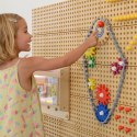 MASTERKIDZ Wolnostojąca Ściana STEM + Akcesoria Kołki Tace Klocki Narzędzia