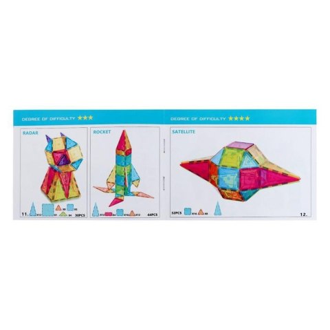 WOOPIE Magnetyczne Klocki Konstrukcyjne Montessori 3D