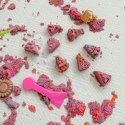 WOOPIE Piasek Kinetyczny 6 Kolorów 1,2 kg Zestaw Restauracja Stolik z Foremkami