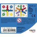 Drewniana plansza do gry (Chińczyk dla 4 i 6 graczy 40x40 cm) (T-134) Cayro