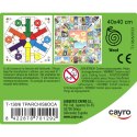Drewniana plansza do gry (Chińczyk dla 6 graczy / Gęś 40x40 cm) (T-138/6) Cayro