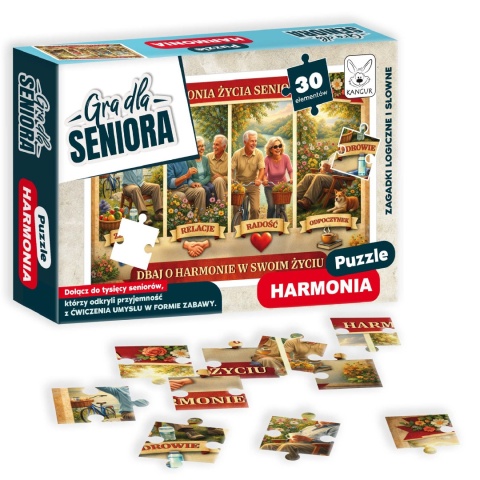 Gra dla Seniora. Puzzle 30 el. Harmonia