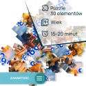 Gra dla Seniora. Puzzle 30 el. Numery Alarmowe