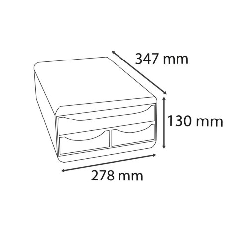 Organizer z 3 szufladami