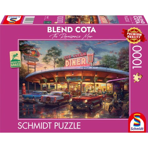 PQ Puzzle 1000 el. BLEND COTA Amerykańska restauracja Schmidt - puzzle