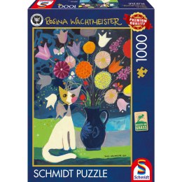 PQ Puzzle 1000 el. ROSINA WACHTMEISTER Biały kot Schmidt - puzzle
