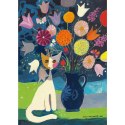 PQ Puzzle 1000 el. ROSINA WACHTMEISTER Biały kot Schmidt - puzzle