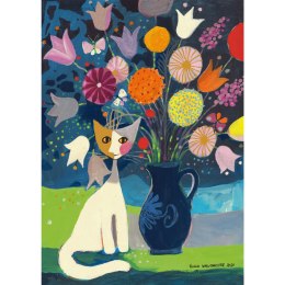 PQ Puzzle 1000 el. ROSINA WACHTMEISTER Biały kot Schmidt - puzzle