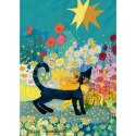PQ Puzzle 1000 el. ROSINA WACHTMEISTER Kot w morzu kwiatów Schmidt - puzzle