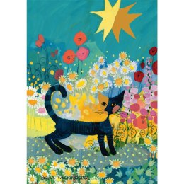 PQ Puzzle 1000 el. ROSINA WACHTMEISTER Kot w morzu kwiatów Schmidt - puzzle
