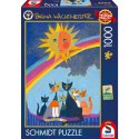 PQ Puzzle 1000 el. ROSINA WACHTMEISTER Koty, słońce, tęcza Schmidt - puzzle