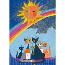 PQ Puzzle 1000 el. ROSINA WACHTMEISTER Koty, słońce, tęcza Schmidt - puzzle