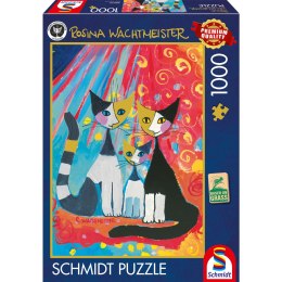 PQ Puzzle 1000 el. ROSINA WACHTMEISTER Szczęśliwa kocia rodzina Schmidt - puzzle