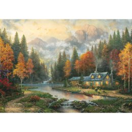PQ Puzzle 1000 el. THOMAS KINKADE Jesienny wieczór nad jeziorem Schmidt - puzzle