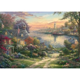 PQ Puzzle 1000 el. THOMAS KINKADE Port w Nowej Anglii / USA Schmidt - puzzle