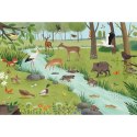 PQ Puzzle 3 x 24 el. Leśne zwierzęta Schmidt - puzzle