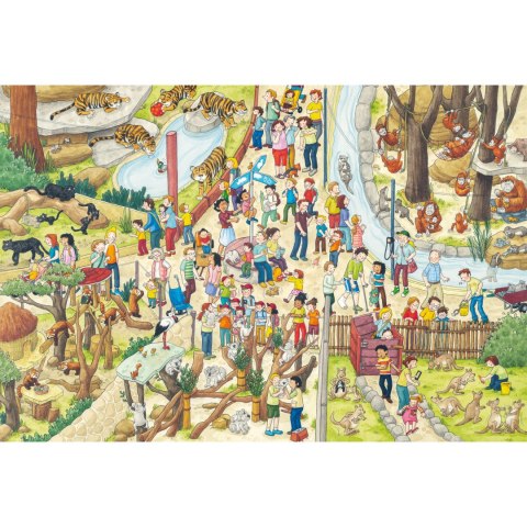 PQ Puzzle 3 x 48 el. Wycieczka do zoo Schmidt - puzzle