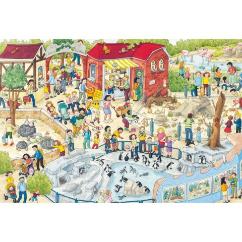 PQ Puzzle 3 x 48 el. Wycieczka do zoo Schmidt - puzzle