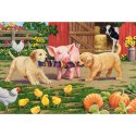 PQ Puzzle 3 x 48 el. Zwierzęta na farmie Schmidt - puzzle