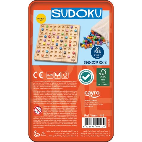 Sudoku (w metalowej puszce) (110) Cayro