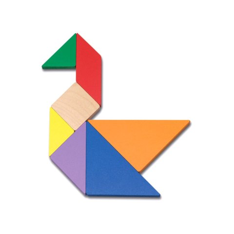 Tangram drewniany (w metalowej puszce) (124) Cayro