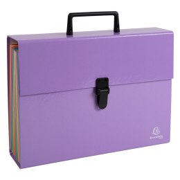 Teczka harmonijkowa 18 przeg. Fioletowa