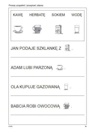 Ćwiczenia do terapii afazji cz.1