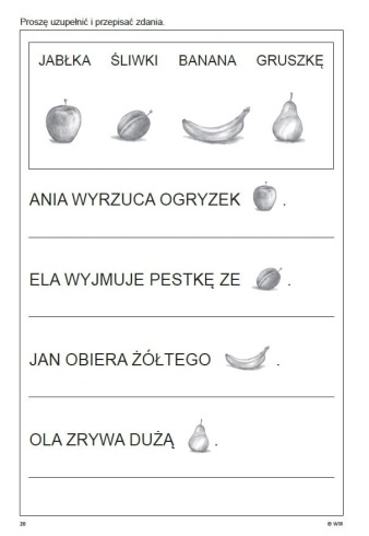 Ćwiczenia do terapii afazji cz. 2