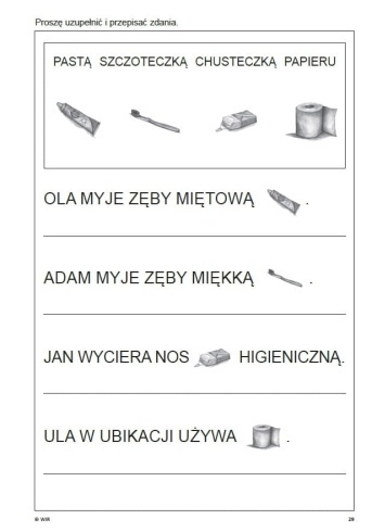 Ćwiczenia do terapii afazji cz. 3