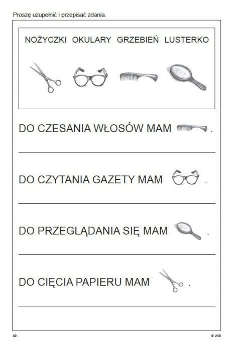 Ćwiczenia do terapii afazji cz. 3