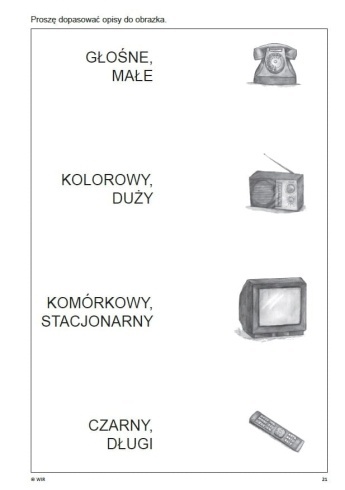 Ćwiczenia do terapii afazji cz. 4