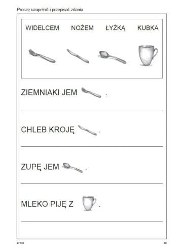 Ćwiczenia do terapii afazji cz. 4